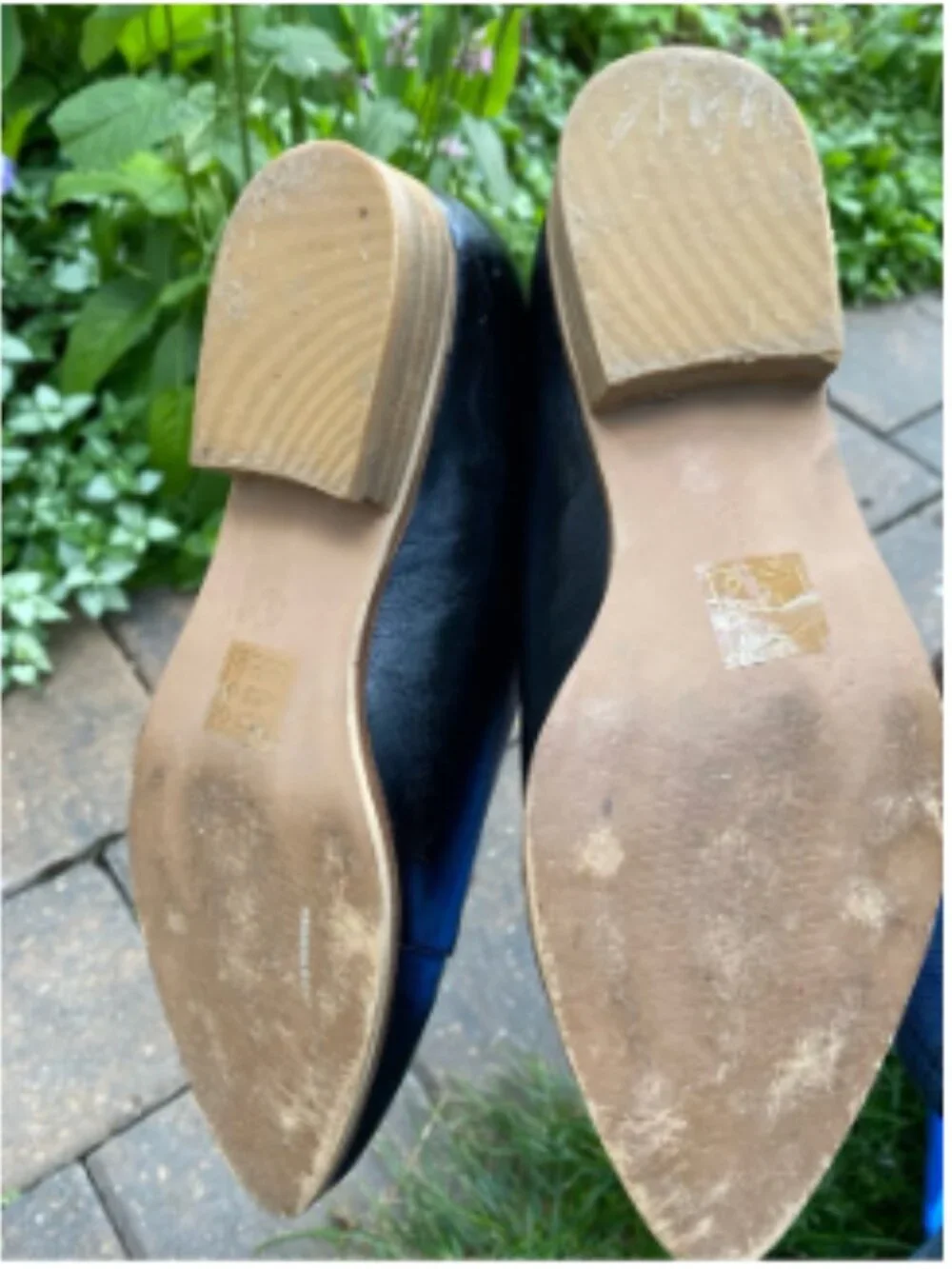 Beast Fashion Pointed-Toe Mules — Black, Size 9 — Summer Sale
